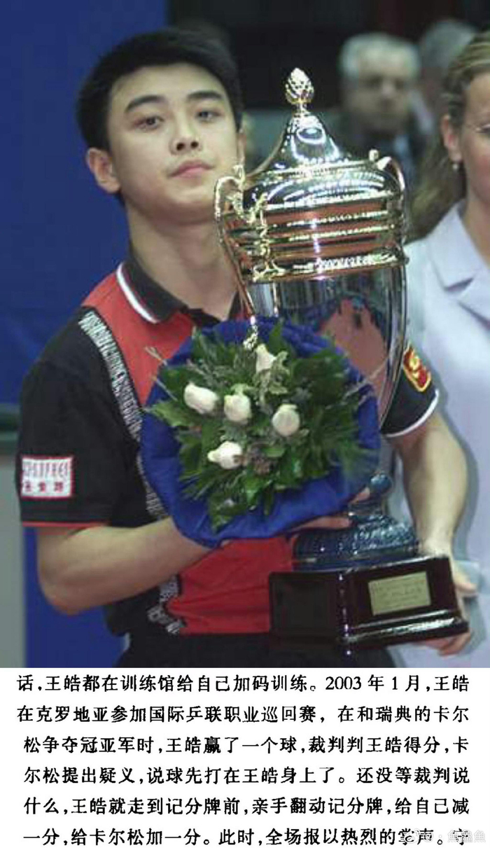 奥地利乒乓球队轻取法国乒乓球队，王皓高光表现的简单介绍